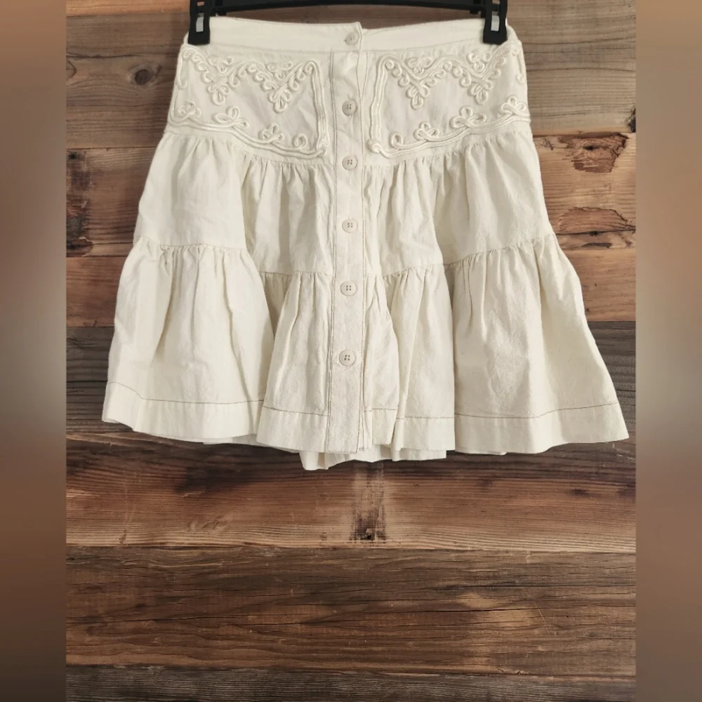 NWOT FREE PEOPLE AUGUST MINI SKIRT SIZE 0 SOLD OUT!! - Picture 4 of 6